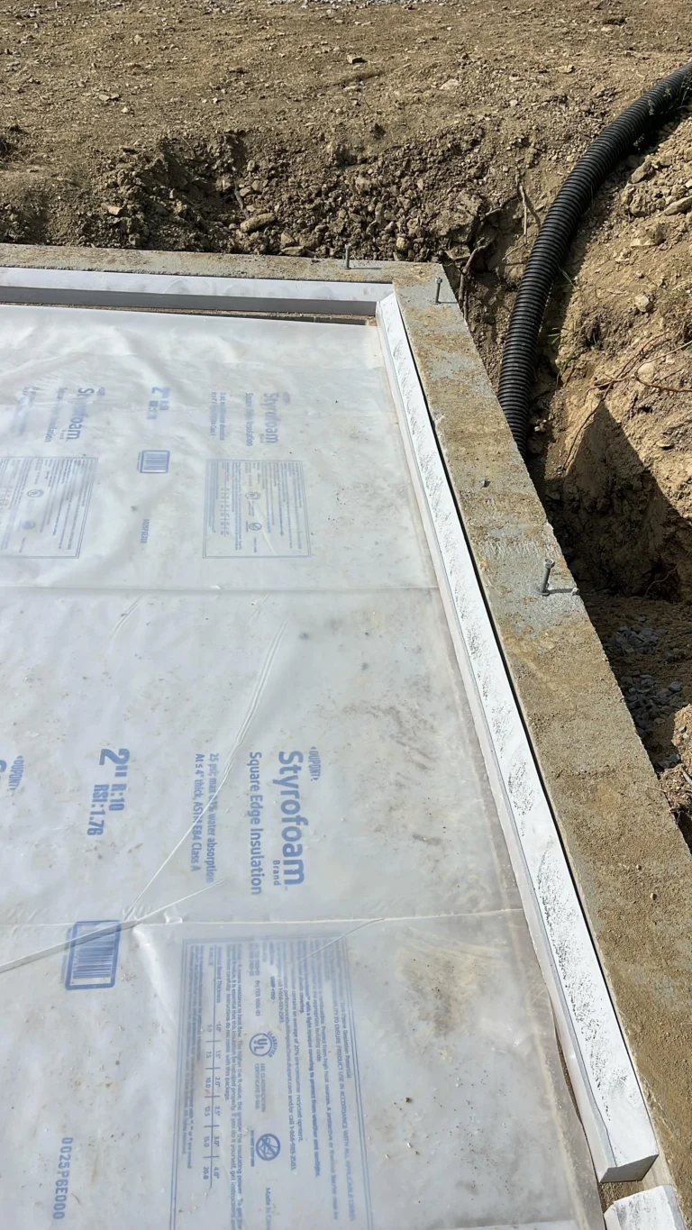 Styrofoam Insulation Foundation by Roe Jan Construction